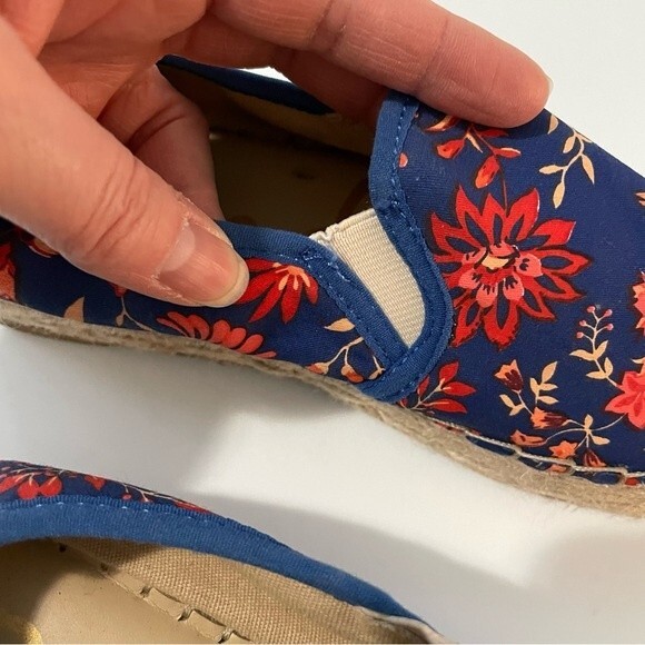 Sam Edelman‎ Carrin Blue Floral Slip-On Espadrilles Size 7.5 - Picture 7 of 12